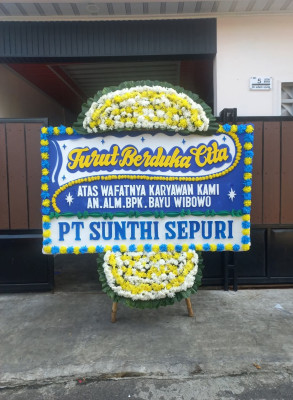 Papan Bunga Duka di Agimuga